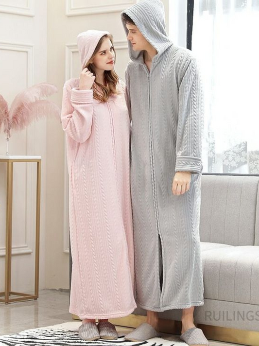SnuggleZip Hooded Robe – Unisex