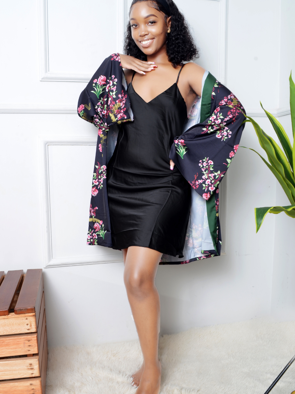 Blossom Silk Night Set