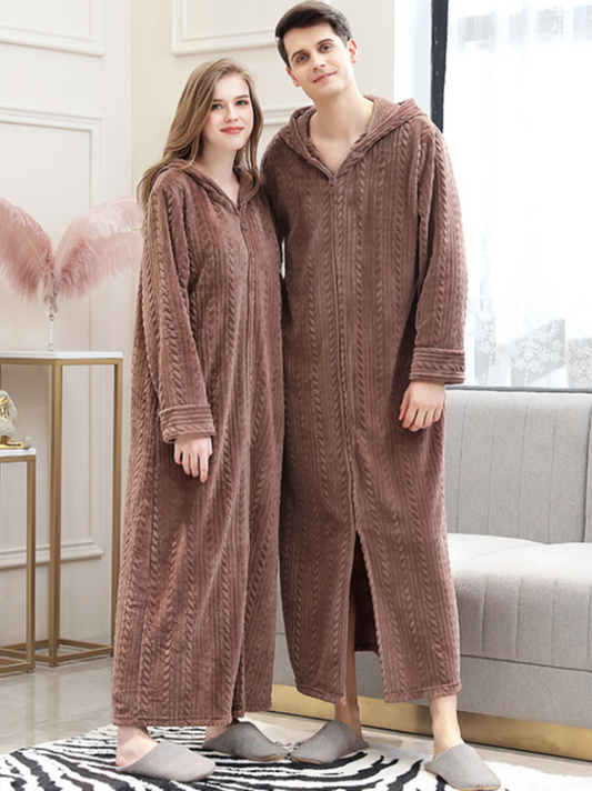 SnuggleZip Hooded Robe – Unisex